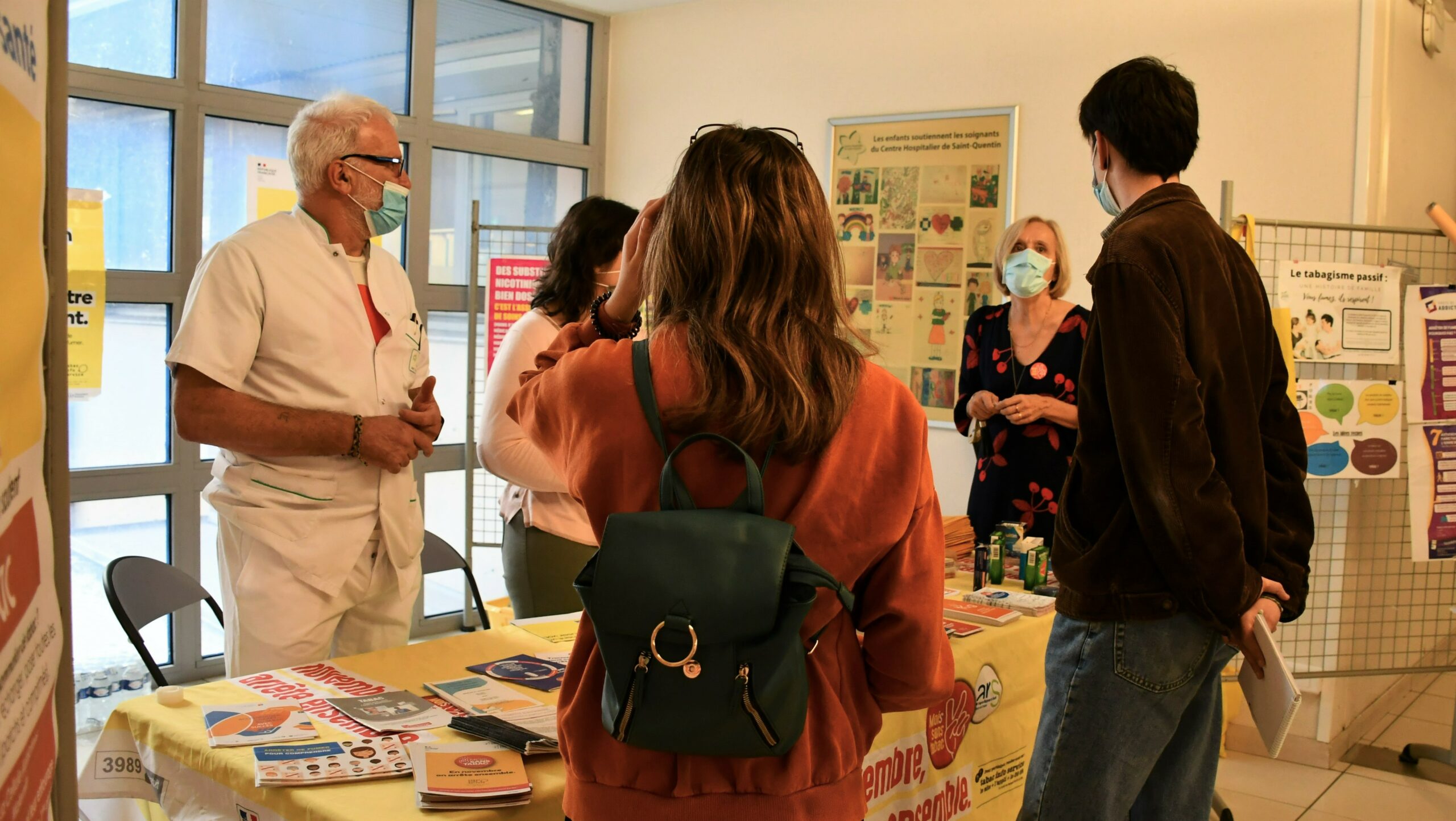 Stand dans le hall d'accueil le jeudi 3 et lundi 7 novembre de 9h à 17h- Mois sans tabac