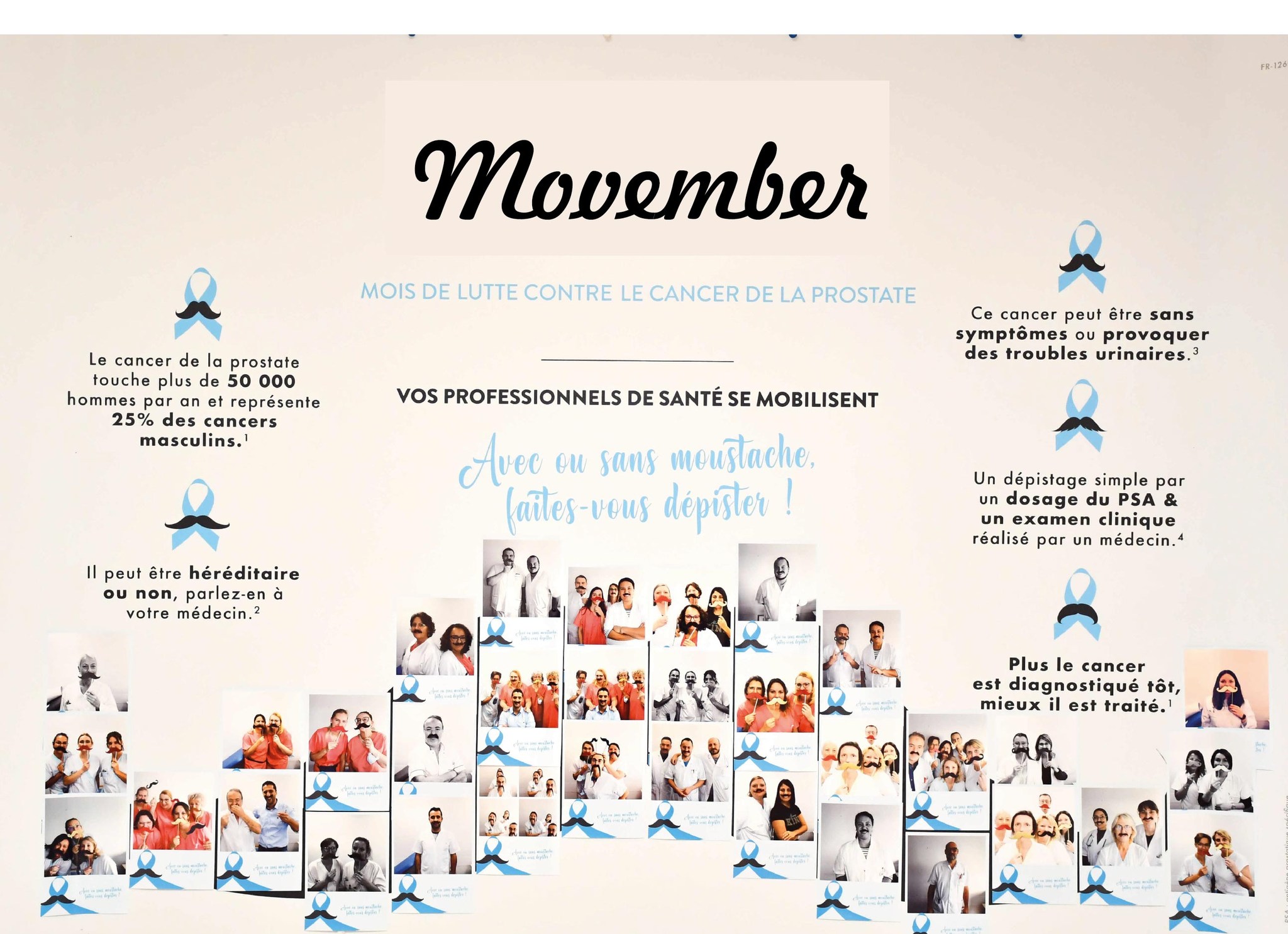 MOVEMBER : Le mois de novembre est aussi le mois de lutte contre le cancer de la prostate