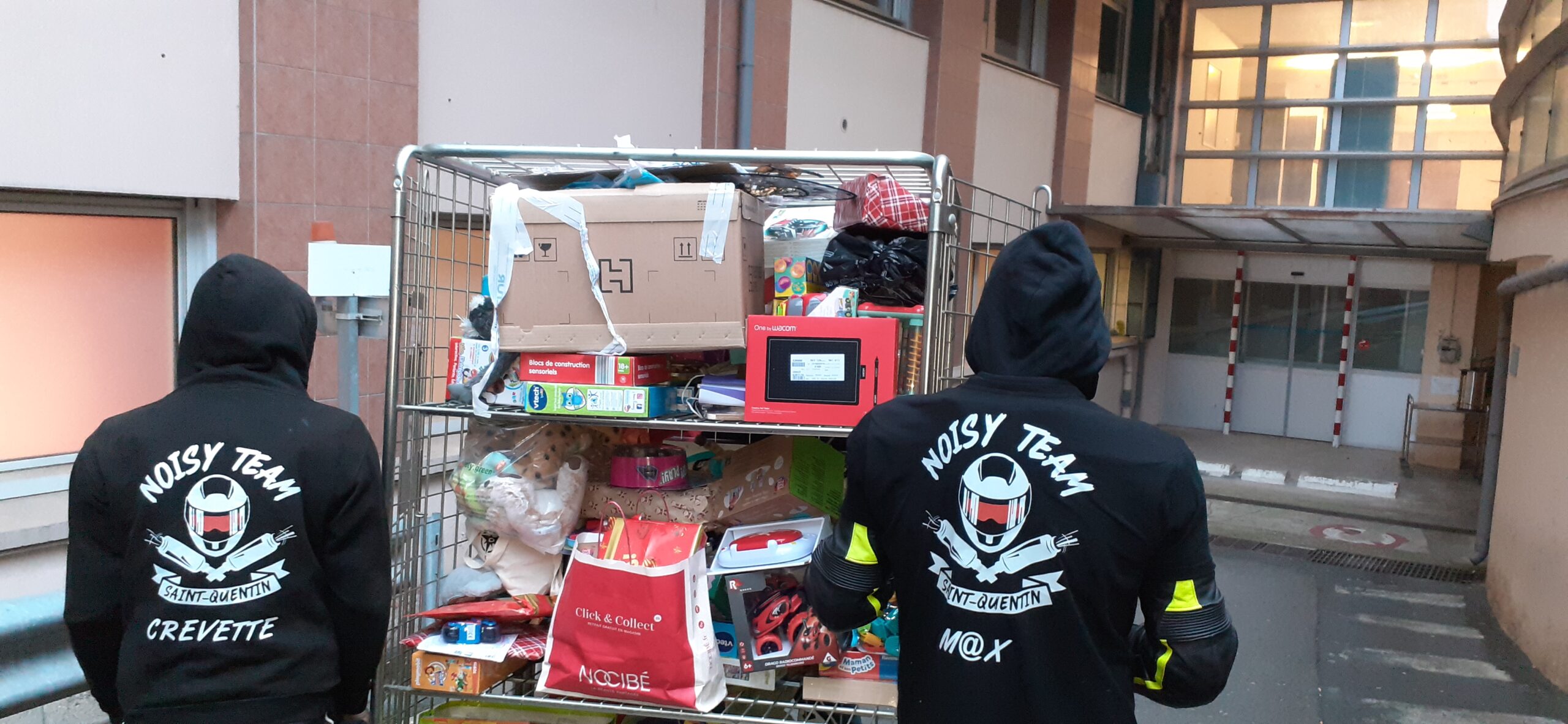 Les "Pères Noël Motards" au Centre Hospitalier