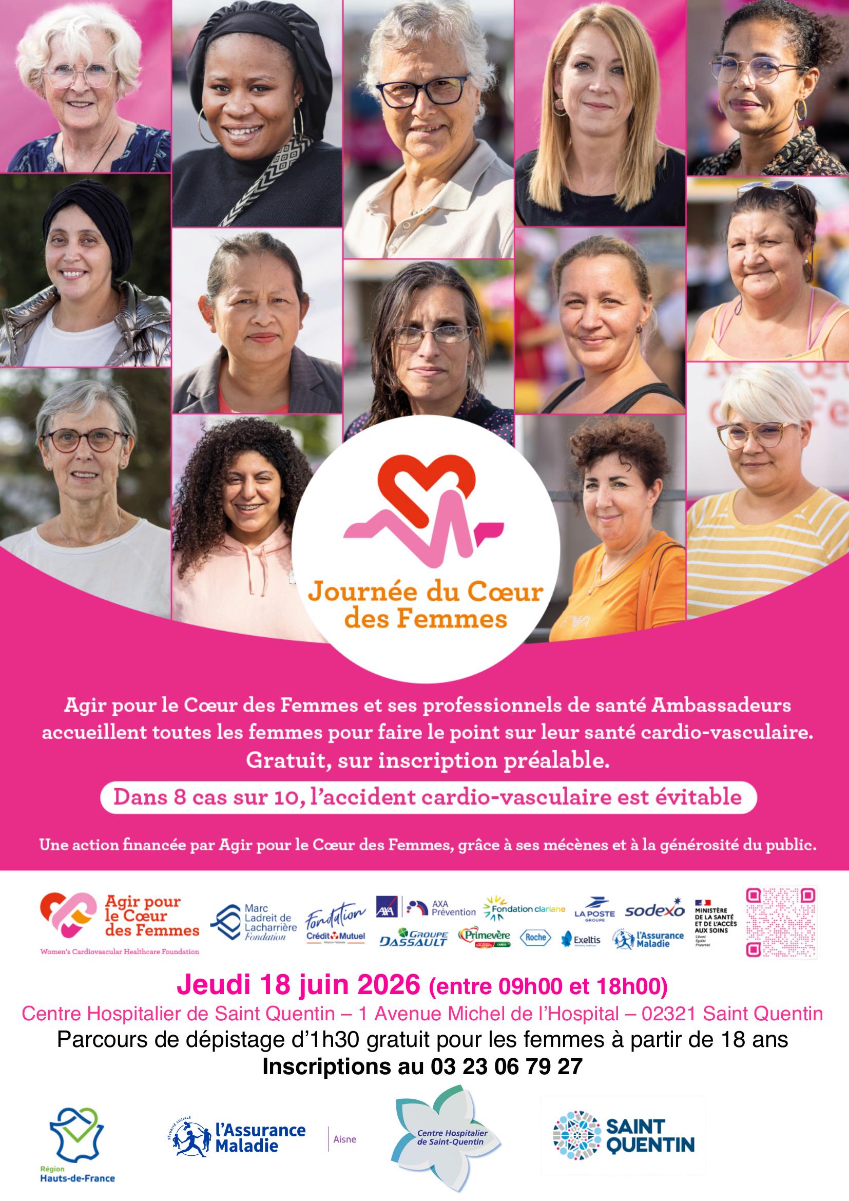 Journée Cœur des femmes- jeudi 18 juin 2026