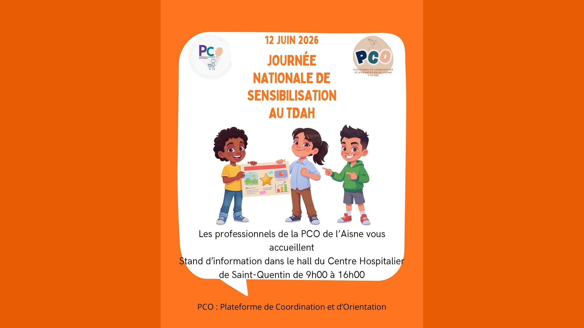 Journée nationale de sensibilisation aux TDAH- vendredi 12 juin 2026